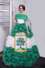 Reprezentační šaty města Jablonce z dílny módní návrhářky Marie Zelené