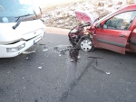 Dopravní nehoda autobusu s osobním automobilem v Jablonci nad Nisou