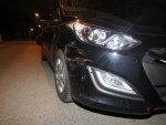 Nehoda ve Velkých Hamrech, při které řidič naboural tři jiná zaparkovaná auta