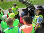 Akce Společné hlídky mládeže a Policie ČR, které se zúčastnili žáci z pátých tříd ZŠ Smržovka