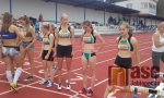 Děvčata družstva ZŠ Pasířská Jablonec na finále atletického čtyřboje