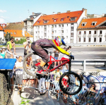 Tomáš Slavík na City Downhill World Tour v Bratislavě