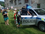 Policisté a zástupkyně ČCK Jablonec na příměstském táboře v Zásadě