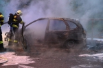 Požár auta v Jablonci - Proseči
