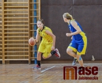 Utkání basketbalistek Bižuterie Jablonec n. N. - Sluneta Ústí n. L.