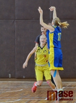 Utkání basketbalistek Bižuterie Jablonec n. N. - Sluneta Ústí n. L.