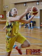Utkání basketbalistek Bižuterie Jablonec n. N. - Sluneta Ústí n. L.