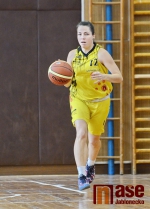 Utkání basketbalistek Bižuterie Jablonec n. N. - Sluneta Ústí n. L.