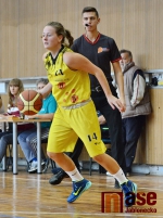 Utkání basketbalistek Bižuterie Jablonec n. N. - Sluneta Ústí n. L.