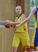 Utkání basketbalistek Bižuterie Jablonec n. N. - Sluneta Ústí n. L.