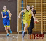Utkání basketbalistek Bižuterie Jablonec n. N. - Sluneta Ústí n. L.