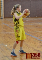 Utkání basketbalistek Bižuterie Jablonec n. N. - Sluneta Ústí n. L.