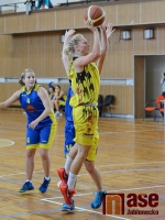 Utkání basketbalistek Bižuterie Jablonec n. N. - Sluneta Ústí n. L.