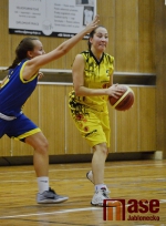 Utkání druhé ligy basketbalistek Bižuterie Jablonec - Slovan Litoměřice