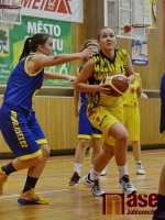 Utkání druhé ligy basketbalistek Bižuterie Jablonec - Slovan Litoměřice