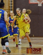 Utkání druhé ligy basketbalistek Bižuterie Jablonec - Slovan Litoměřice