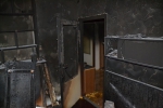 Požár ve 4. patře panelového domu v Liberci Rochlicích