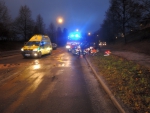 Dopravní nehoda v části Liberce Rochlice, kde došlo ke střetu dvou automobilů