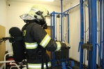 Cvičení libereckých hasičů na polygonu v Jablonci