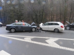 Nehoda na silnici č. 65 v křižovatce se silnicí č. 35 ve směru na Jablonec