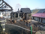 Požár stodoly ve Smržovce