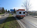 Nehoda dvou aut v ulici Nová Pražská v Jablonci nad Nisou