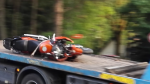 Nehoda motocyklisty a osobního auta v Jablonci nad Nisou - Kokoníně v ulici Maršovická