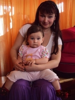 Najla s dcerou Rozárkou