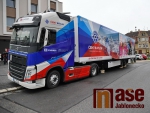 Představení speciálního kamionu pro českou biatlonovou reprezentaci