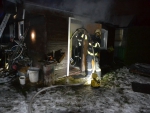 Požár zahradní chatky v zahrádkářské kolonii v České Lípě
