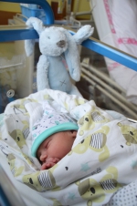 První miminko letošního roku v jablonecké nemocnici se jmenuje Šimon Klápště