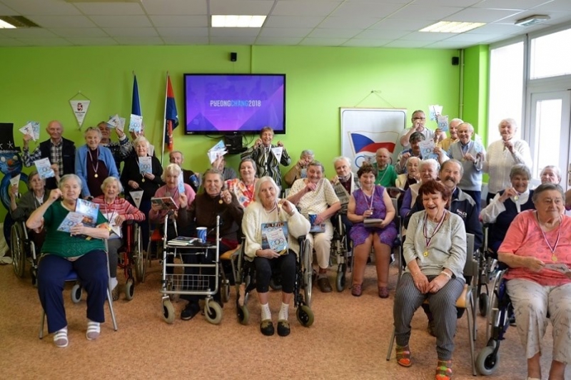 Olympijský den Domova důchodců ve Velkých Hamrech<br />Autor: Archiv KÚ Libereckého kraje
