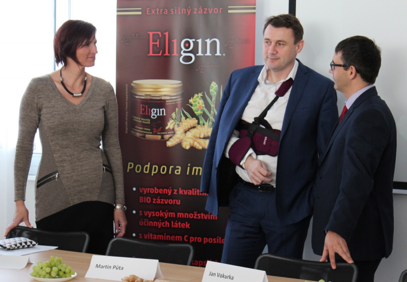 Představení Eliginu, bio-zázvorového extraktu v kapslích<br />Autor: Marta Vokurková