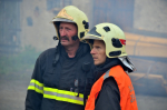 Rozsáhlý požár v Jindřichovicích pod Smrkem - snímky z úterý a středy