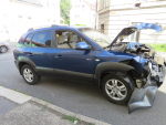 Nehoda dvou aut na křižovatce ulic SNP a Jarní v Jablonci