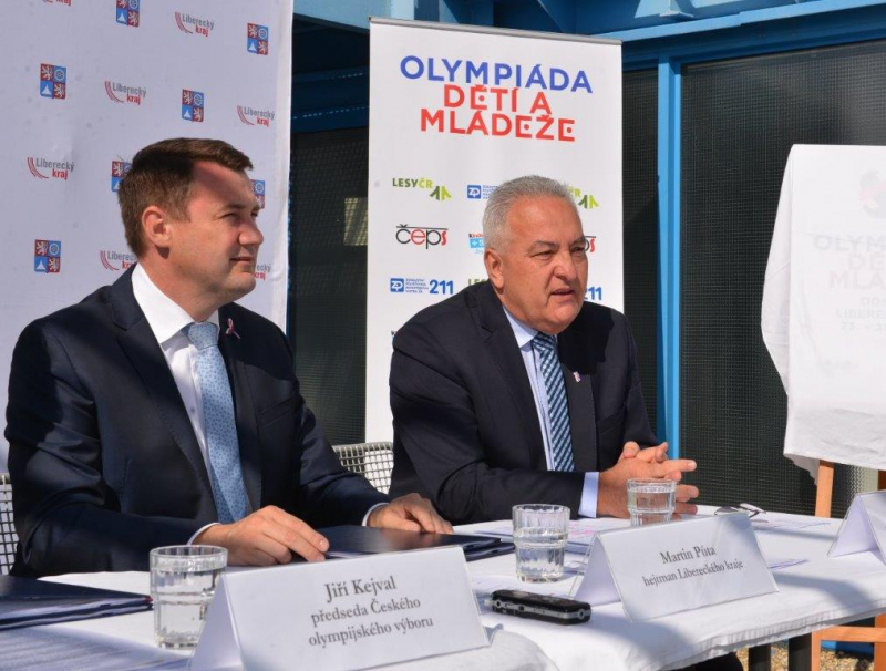 Představení loga Her olympiády dětí a mládeže v Libereckém kraji 2019<br />Autor: Archiv KÚ Libereckého kraje. Vizualizace kultivace okolí sídla krajského úřadu