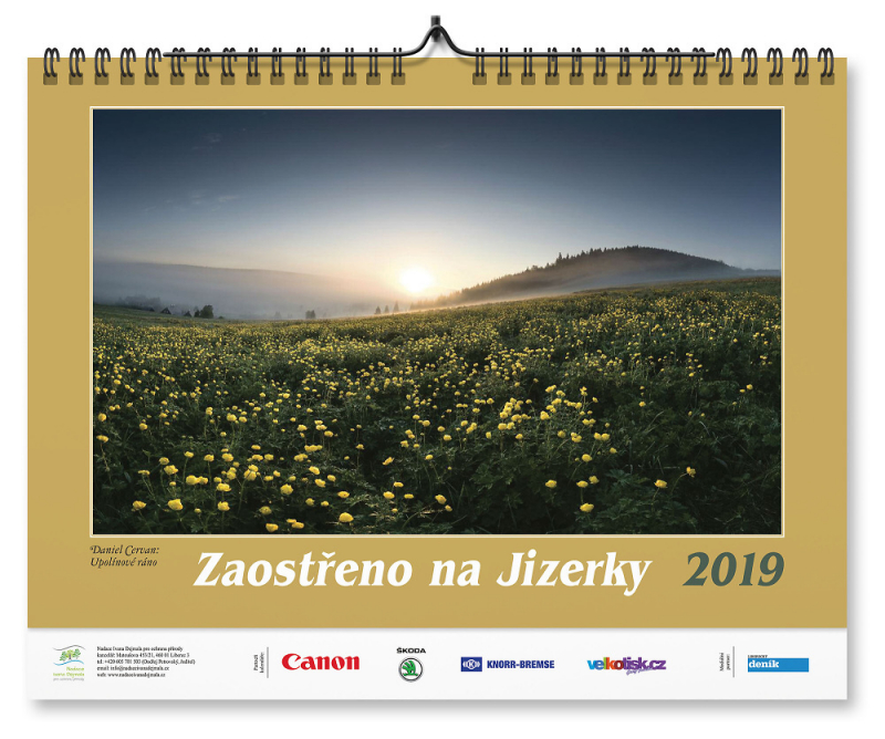 Kalendář Zaostřeno na Jizerky 2019<br />Autor: Archiv Nadace Ivana Dejmala