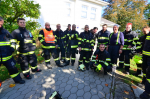 Cvičení hasičů v Jedličkově ústavu v Liberci
