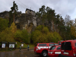 Krajská soutěž Hasičského záchranného sboru Libereckého kraje v disciplínách TFA na hradě Sloup