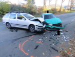 Nehoda v prostoru jablonecké křižovatky ulic SNP a Liliová