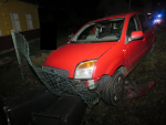 Nehoda opilého řidiče o Dušičkách v jablonecké ulici Želivského