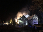 Požár rodinného domku v Janově nad Nisou