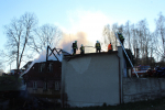 Požár rodinného domu ve Smržovce, ulici Luční