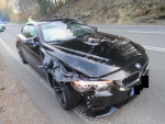 Ukradené luxusní BMW, ve kterém zloděj ujížděl