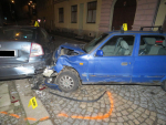 Nehoda v Jablonci nad Nisou v ulici U Přehrady