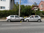 Nehoda dvou vozidel v Lučanech nad Nisou