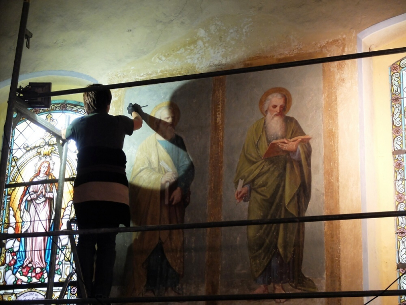 Obnova kostela sv. Josefa na Krásné