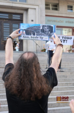 Demonstrace Milion chvilek pro demokracii 11. června v Jablonci