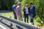 Slavnostní otevření nově zrekonstruované silnice III/29042 mezi městem Tanvald a obcí Albrechtice v Jizerských horách