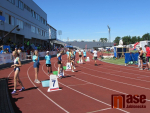 První den soutěží v atletice na Olympiádě dětí a mládeže v Jablonci nad Nisou